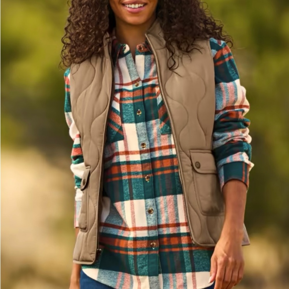 Natural Reflections Vest army green XXL